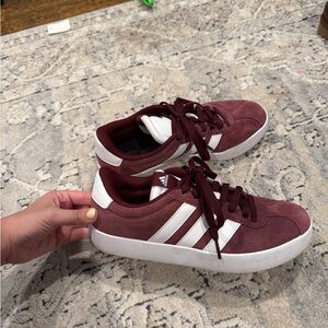 Adidas VL court 3.0 shoes burgundy shoes women’s size 7